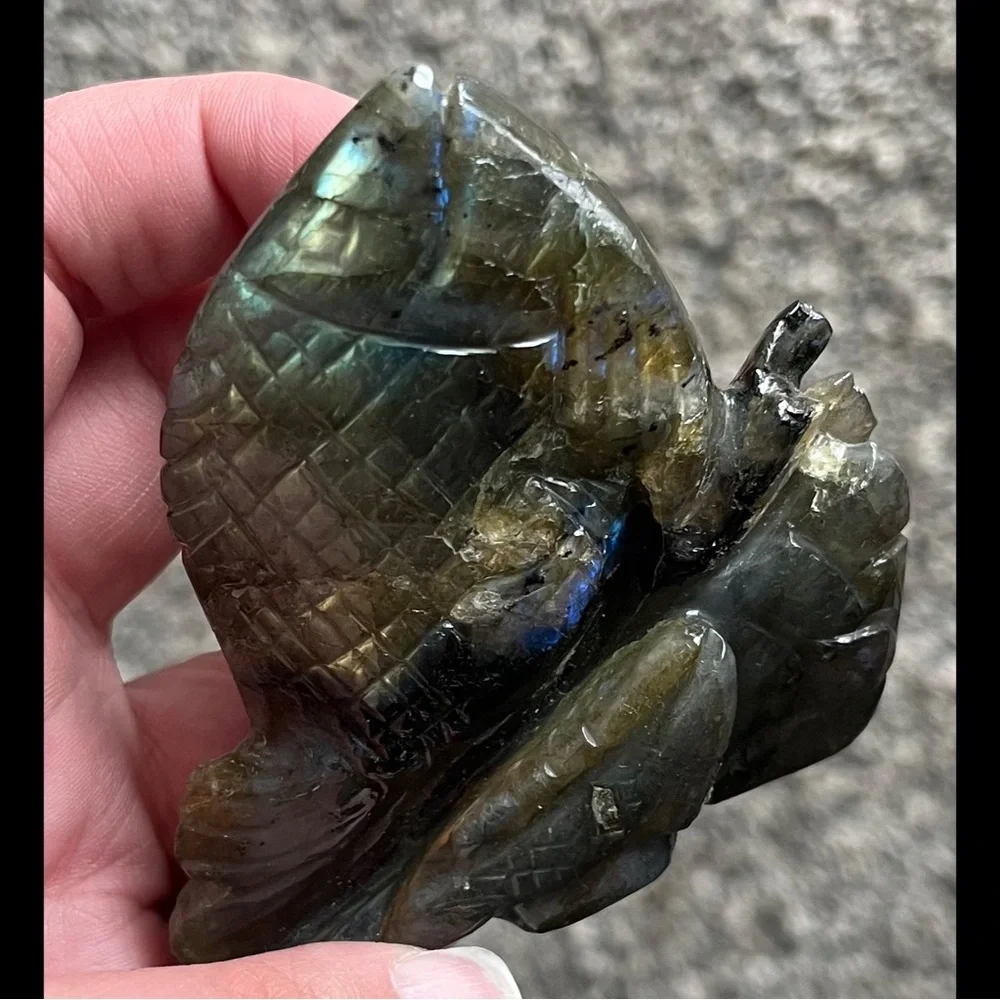 🐟 Fish Labradorite Carving/Figurine